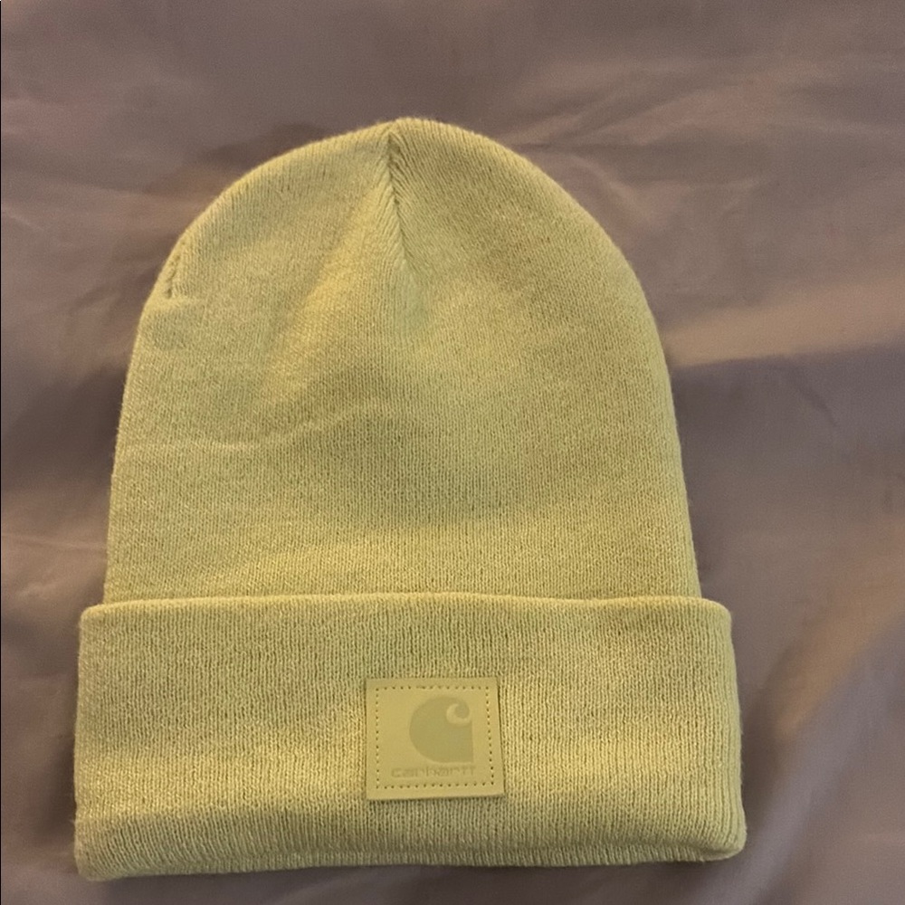 Carhartt Light Yellow Knit Beanie
